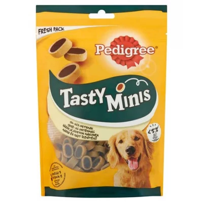 Pedigree Tasty Minis Cheesy Nibbles 140g -Chees-Beef