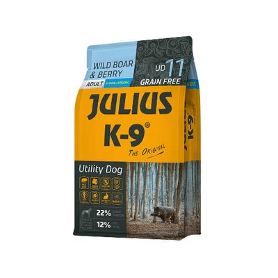 JULIUS K-9 3kg ADULT WILD BOAR&BERRY (UD11)