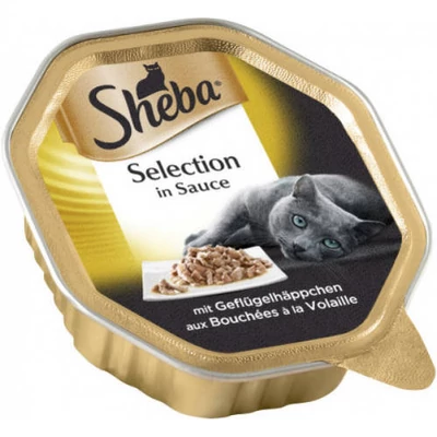 Sheba 85g Alutálcás - szárnyas darabokkal