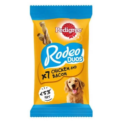 Pedigree Rodeo Duo 123g Csirke-Bacon 7db