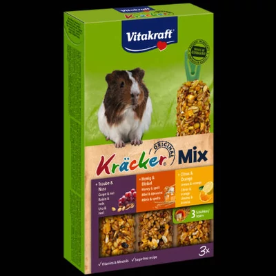 Vitakraft rúd 168g - Trio Mix tengerimalac dió & méz & citrus