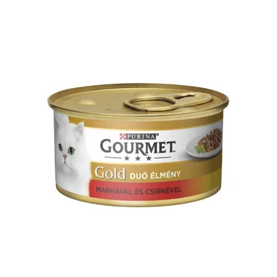 Gourmet Gold csirke/marha duó 85g