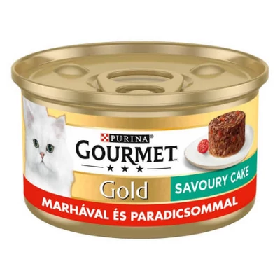 Gourmet Gold savoury cake marha/paradicsom, 85g