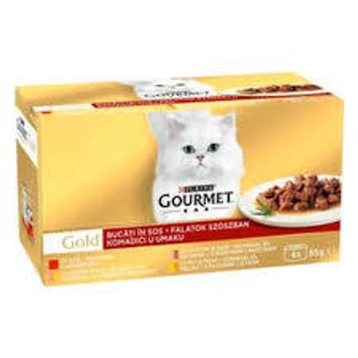 Gourmet Gold falatok szószban, 4x85g