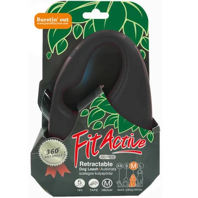 FitActive automata póráz L tape 5m black