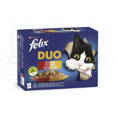 Felix Fantastic Duo Házias válogatás aszpikban, 12x85g