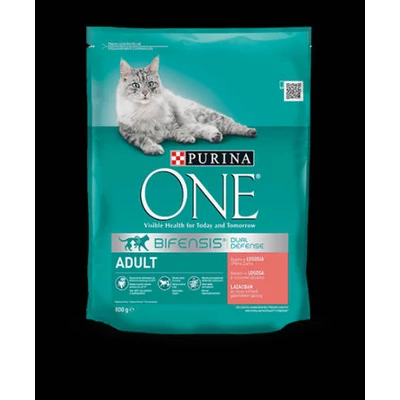 Purina ONE Lazacban és teljes kiõrlésû gabonákban gazdag száraz macskaeledel 800g