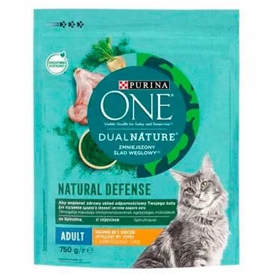 Purina ONE Dual Nature Adult Csirkével száraz macskaeledel 750g