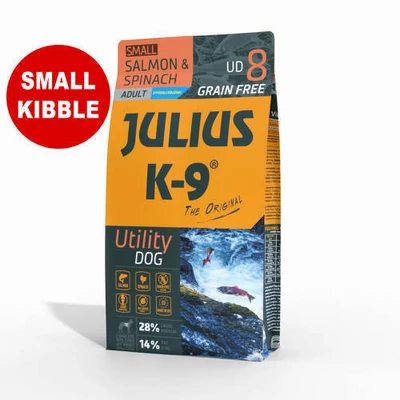 JULIUS K-9 3kg ADULT SMALL SALMON&SPINACH (UD7S)