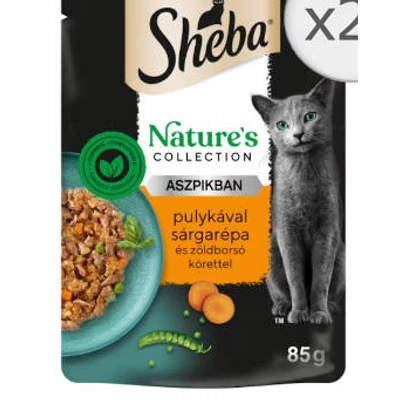 Sheba 85g Alutasakos - natur Pulykaragu Zöldséggel