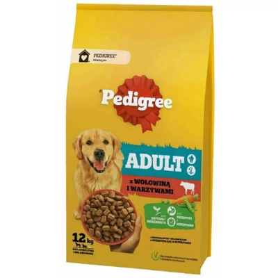 Pedigree Száraz 12kg Adult S Marha,zöldség