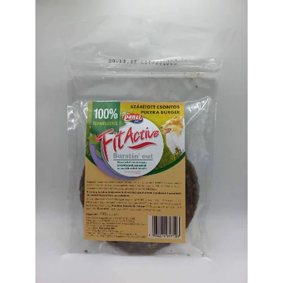 FitActive snack - Szárított csontos pulykaburger CRT 10*100g