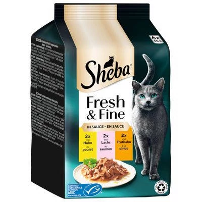 Sheba 6x50g alutasakos Mix