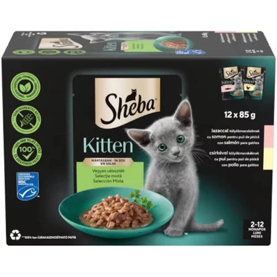 Sheba 12x85g alutasakos - Kitten mix