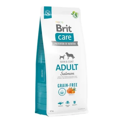 BritCare 12kg SkinCoat Adult GF Salmon 8834 türkiz