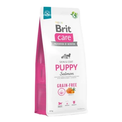 Brit.Care 12kg SkinCoat GF Puppy Salmon 8803 rózsa