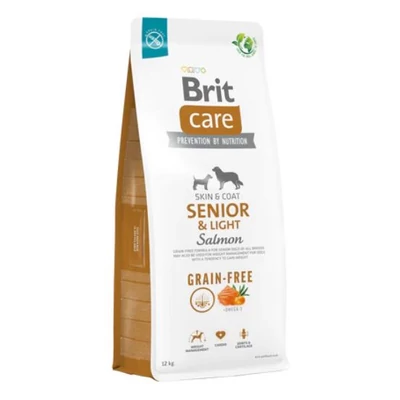 Brit Care 12kg SkinCoat Senior&Light Salmon 8926 b