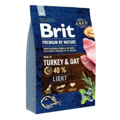 Brit Premium 3kg Light Turkey Kutya 26581