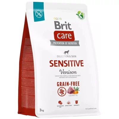 Brit Care 3kg DigSkin Sens Venison 9145 sbarna