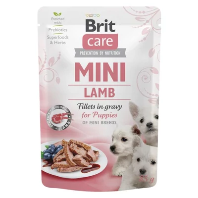 Brit Care Dog 24x85g MINI PUPPY Lamb Fillets